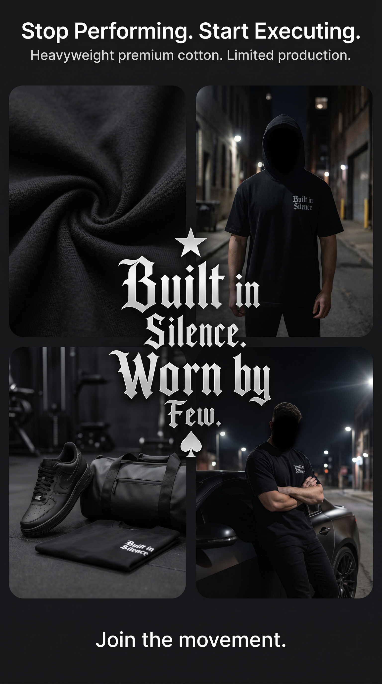Stop Performing. Start Executing. — SAYLESS CODE™ lifestyle